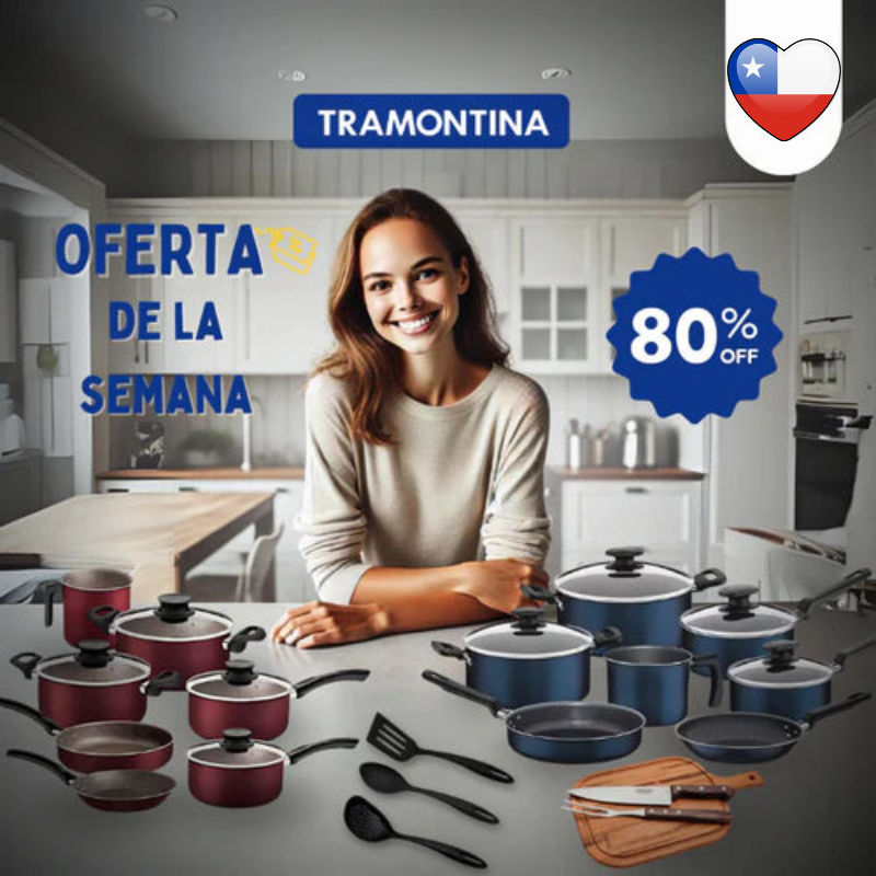 🍳KIT 13 UTENSILIOS TRAMONTINA + REGALO EXCLUSIVO - BLACK FRIDAY 🔪¡SOLO HOY!